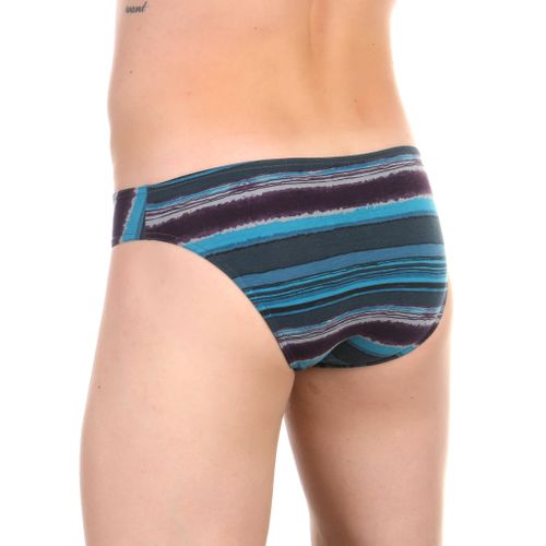 Мужские трусы слипы синие в полоску GOLDENBAY 1304