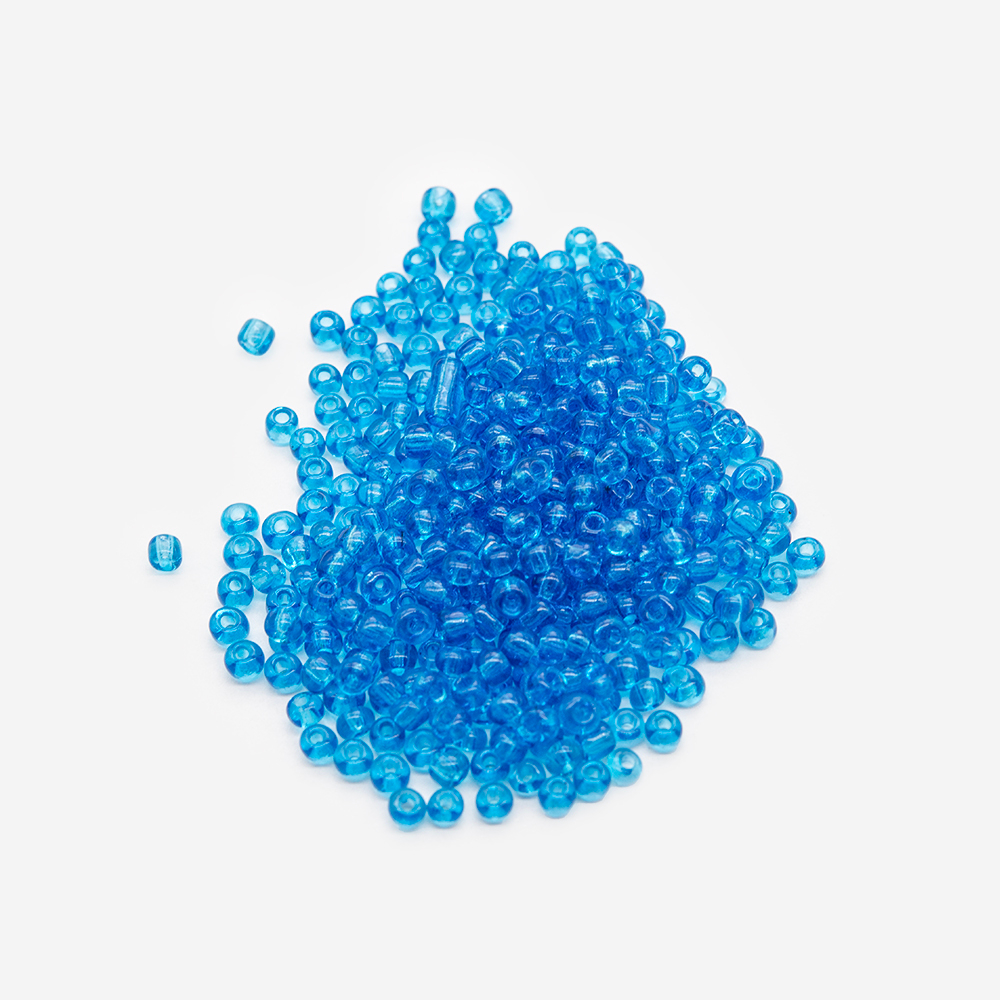 Бисер крафтовый, 3мм, прозрачный, оттенок №212 "Sky Dream"