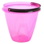 Ведро прозрачное Лайт 8л мультиколор