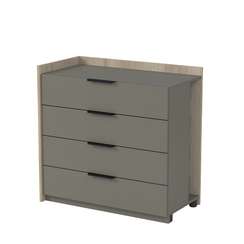 15ТЯ-ШД-Н.809 Модуль тумбы с ящиками, НАЧАЛЬНЫЙ (884*460*860)