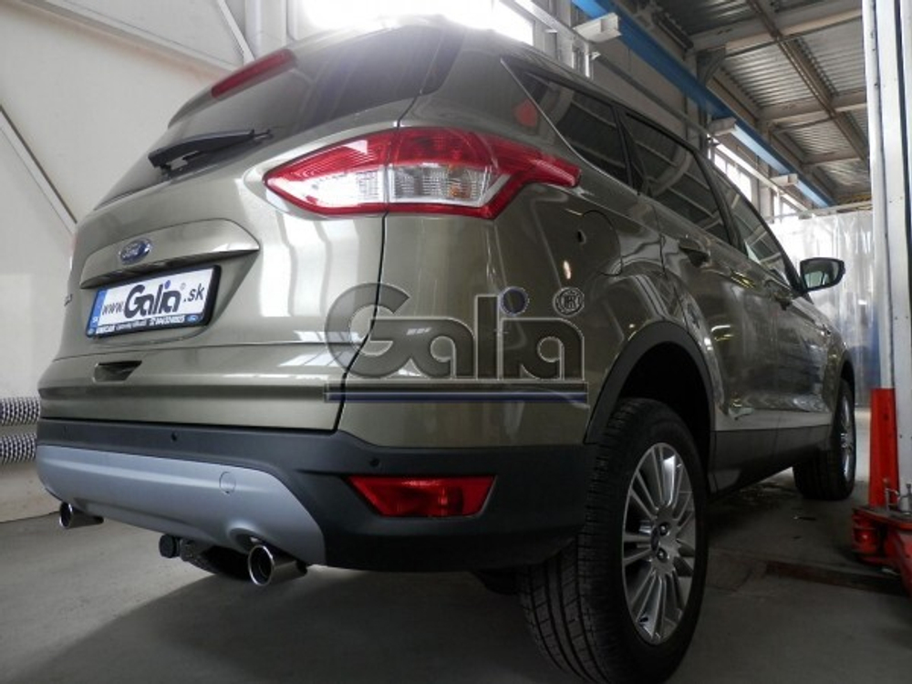 Фаркоп оцинкованный Galia F113A для Ford Kuga 2008-2013, 2013-(паспорт и сертификат в комплекте)(без электрики)