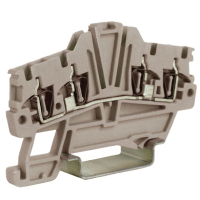 HMM.1/2+2GR(Ex), проходной зажим 1,5 кв.мм серый 2 ввод/2 вывода