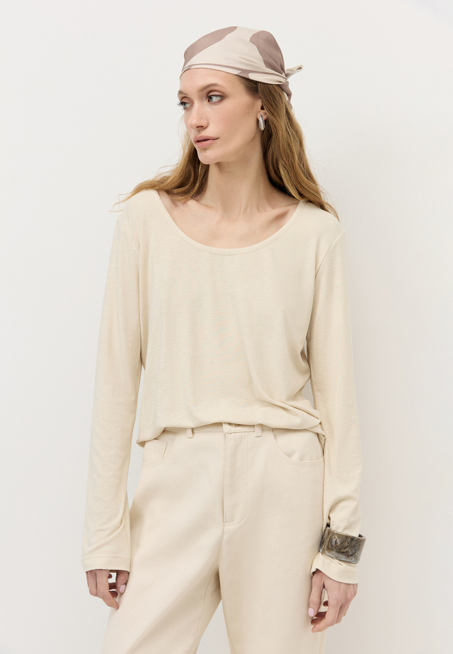 Платок из вискозы с шёлком