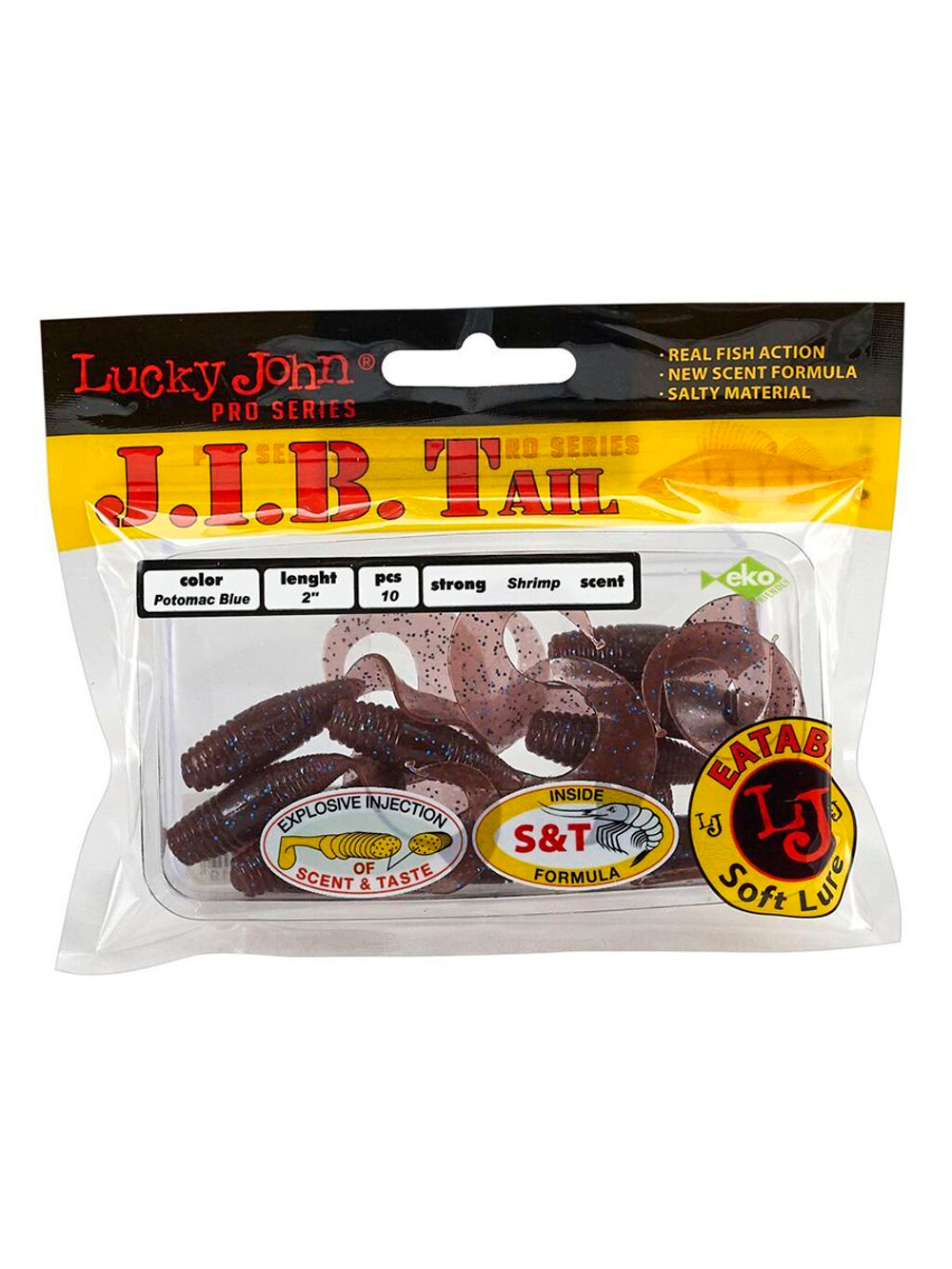 Твистеры съедобные LJ Pro Series J.I.B TAIL 1.5in (03.80)/033 15 шт. в упак.