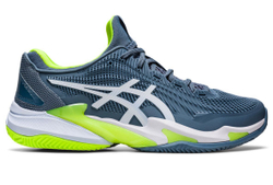 Мужские кроссовки теннисные Asics Court FF 3 Clay - steel blue/white