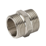 Ниппель STOUT SFT 0004 - 3/4" (для стальных труб, латунь никелированная)