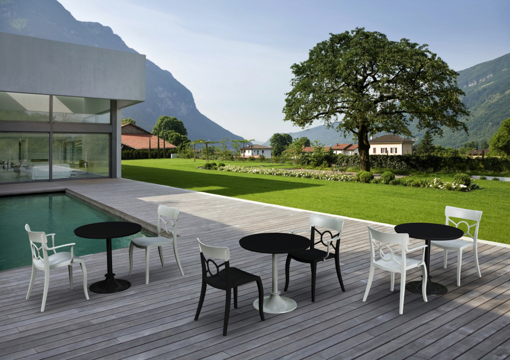 Кресло пластиковое Papatya Opera-K, белый