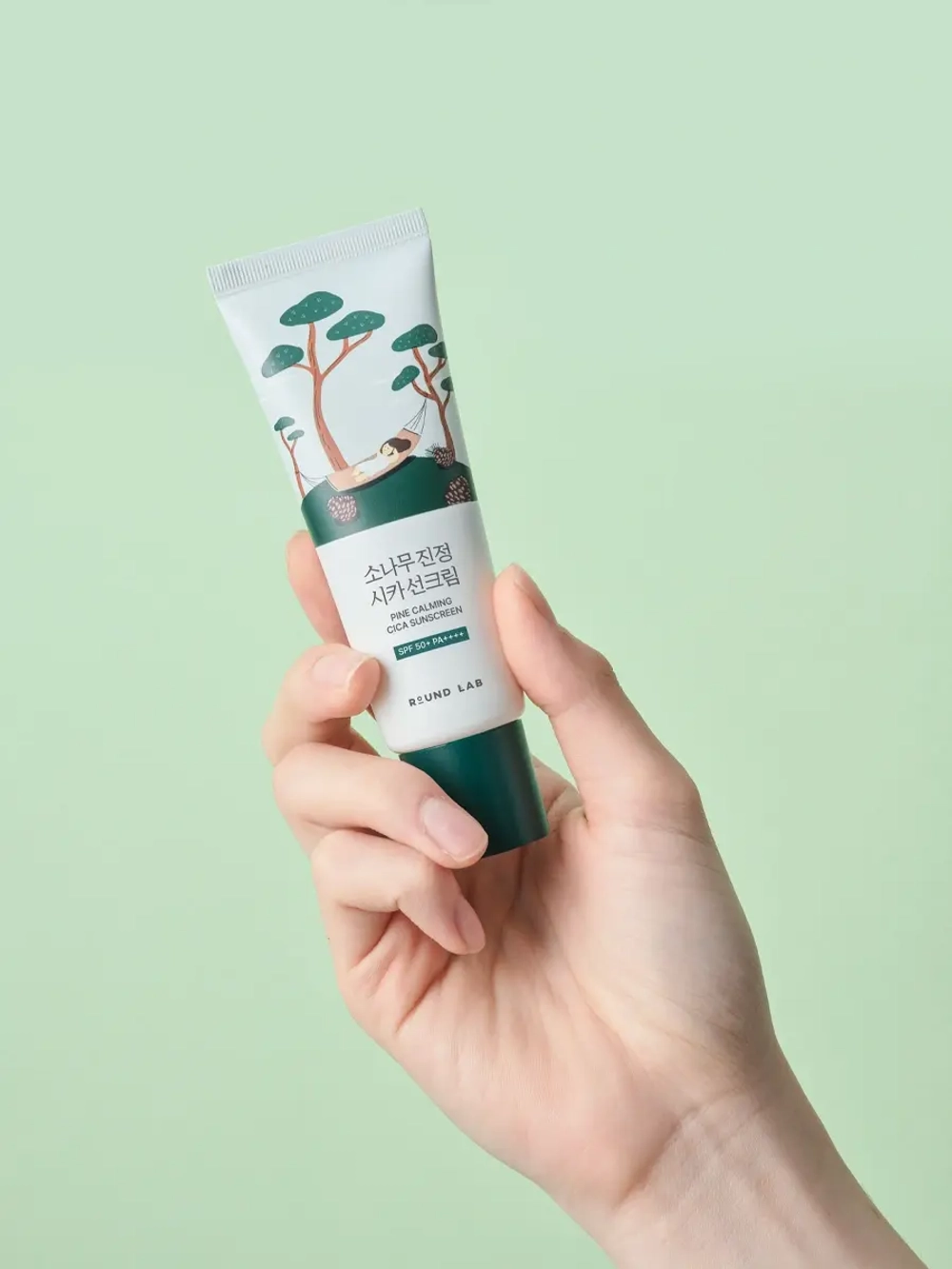 Round Lab Солнцезащитный крем с сосной и центеллой для проблемной кожи SPF50 Pine Calming Cica Sunscreen 40 мл