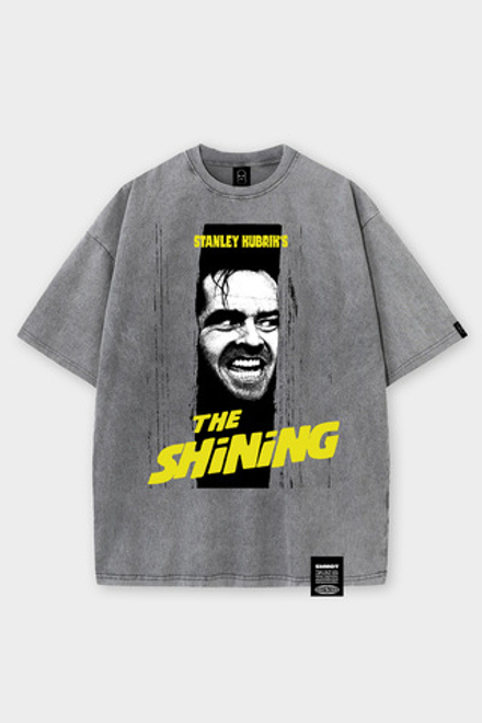 Футболка SHMOT "THE SHINING" GARMENT DYE Серый