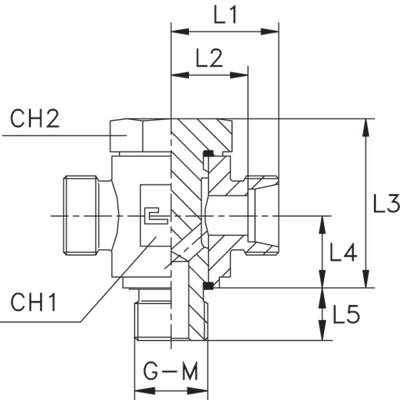 Соединение JTE DS14 BSP 1/2 (корпус)
