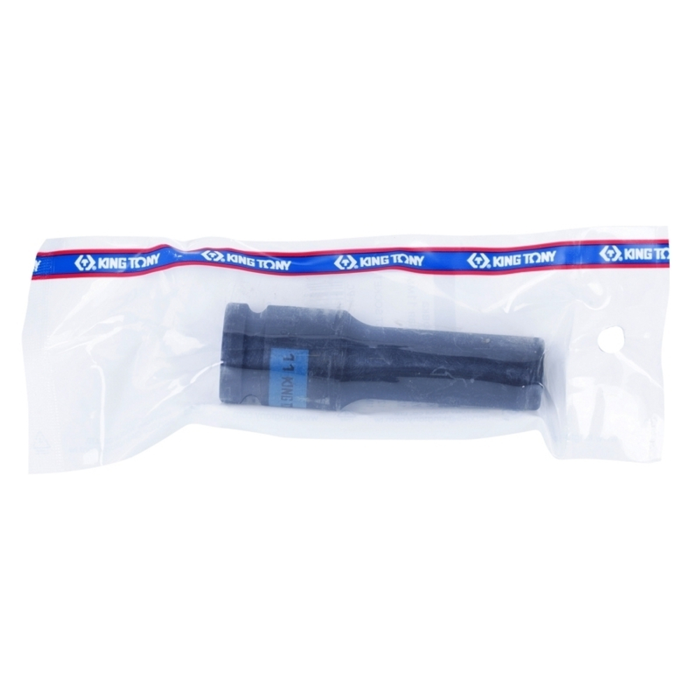 KING TONY (443511M) Головка торцевая ударная глубокая шестигранная 1/2", 11 мм