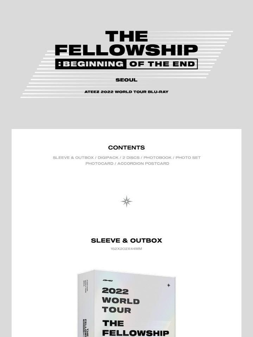 видео ATEEZ - ATEEZ The Fellowship : Beginning of the End Seoul 2022 World Tour BLU-RAY