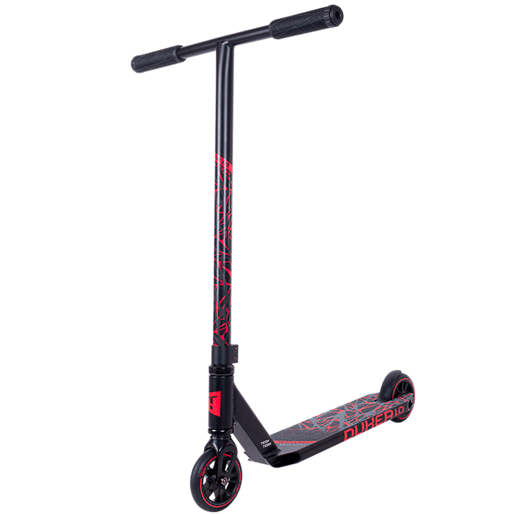 Самокат трюковой Tech Team DukeR 1.0 black/red, черно-красный