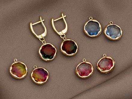 Подвеска круглая "Градиент", 14мм