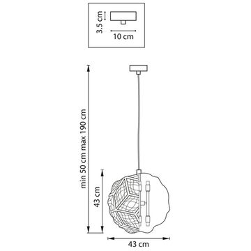 Подвесной светильник 6*G9 724362 золото Fermo Lightstar