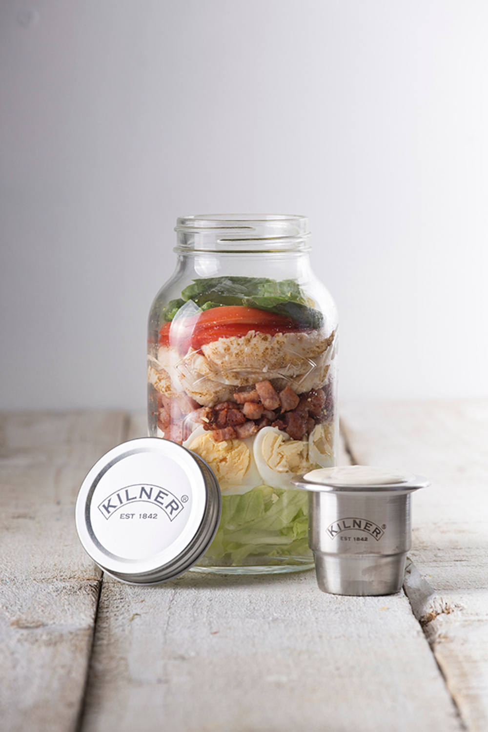 Банка с соусником on the go 1 л