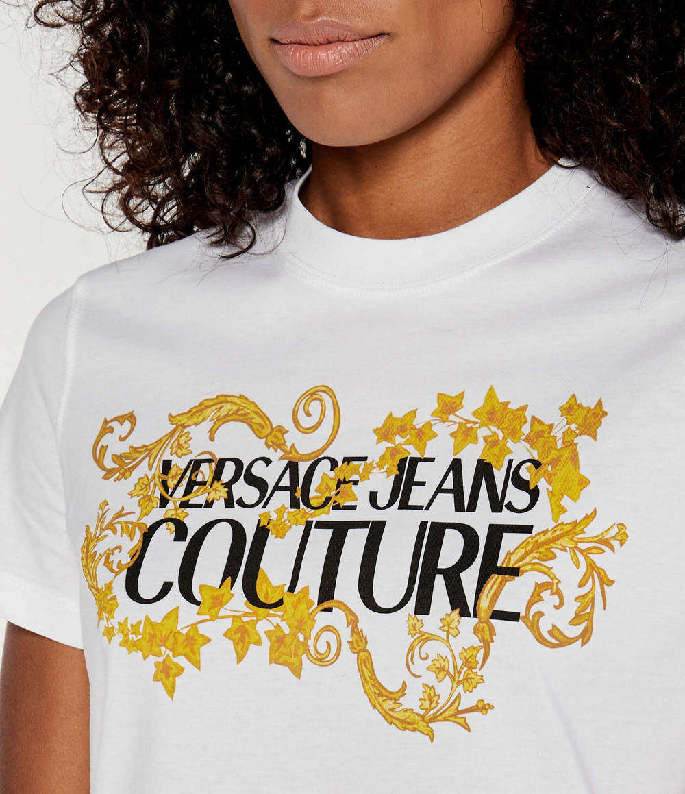 Футболка Versace Jeans Couture - белый(77HAHE05CJ00E)