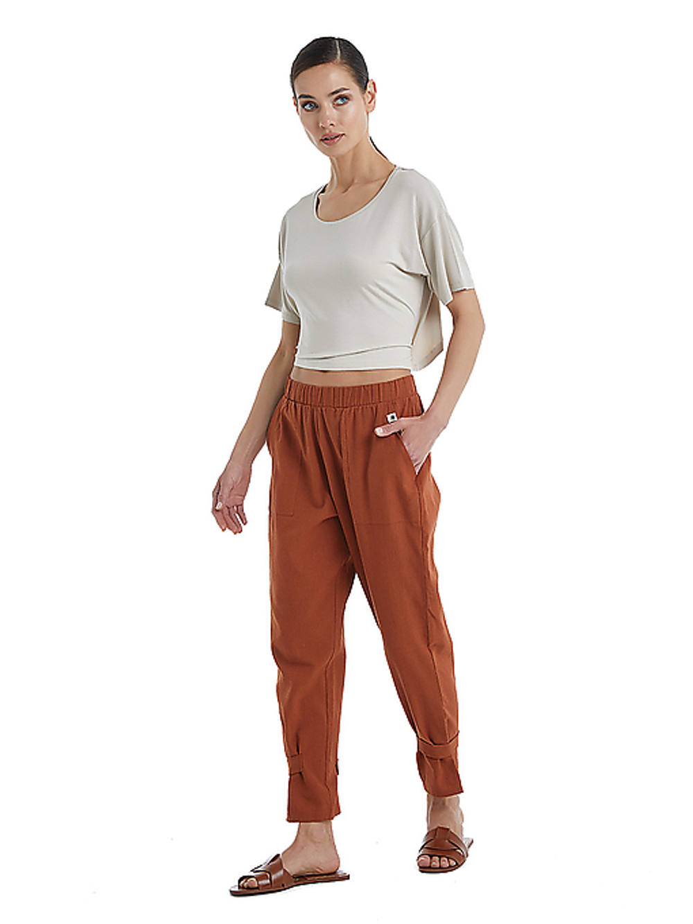 Брюки женские Bohemian Retro Natural Loungwear