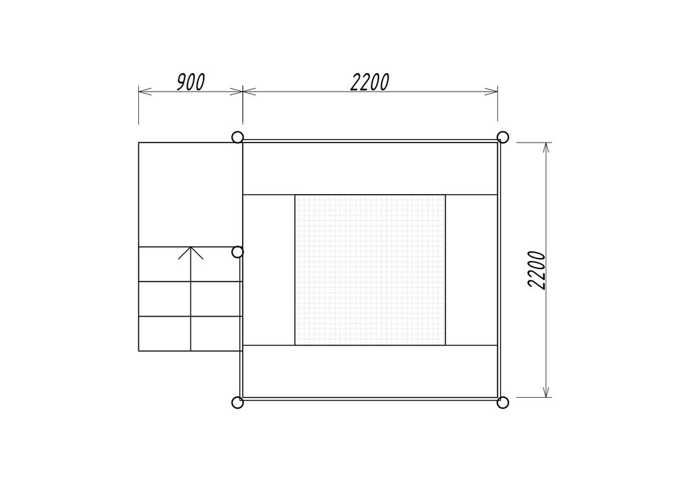 Батутный комплекс из 1-го батута - проект для небольшого бизнеса