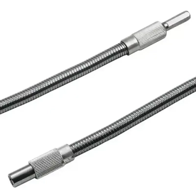 Гибкий удлинитель 300мм для шуруповерта / Быстросъемная насадка с шестигранником 6,35мм