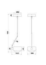 Подвесной светильник Maytoni MOD072PL-L8W3K