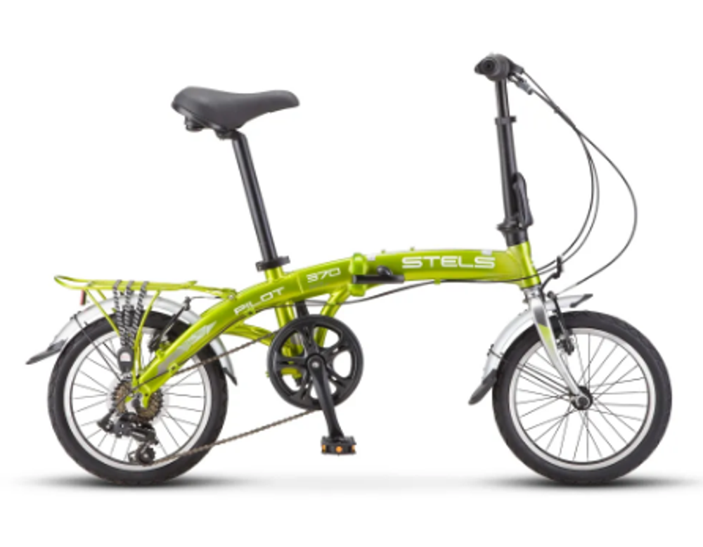 Велосипед 16" STELS Pilot-370 р.10.5" зеленый