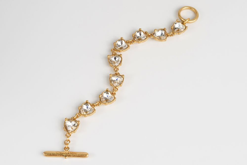 Браслет Oscar de la Renta с вставками в виде сердец