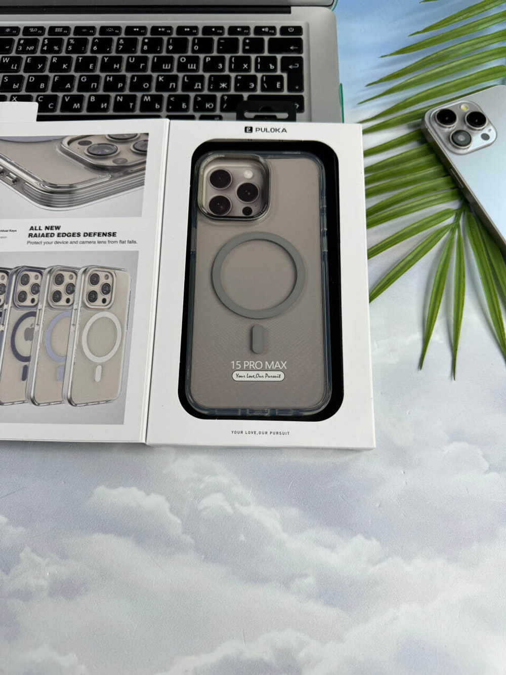 Чехол для iPhone Puloka Clear Mag Grey