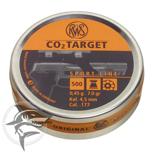 CO2 Target 4,50mm 0,45g 500pcs