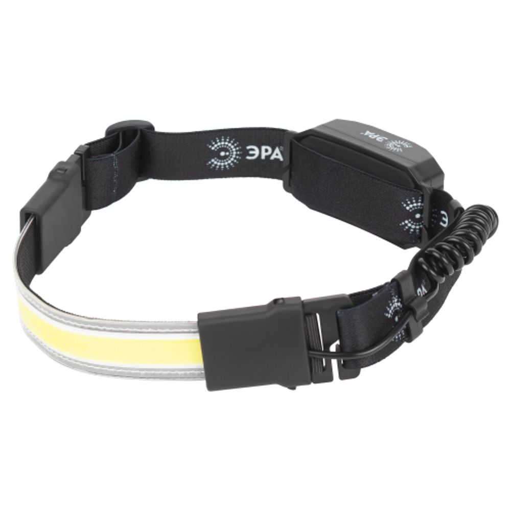 Фонарь налобный светодиодный ЭРА GA-807 Кибер аккумуляторный 5 Вт COB, 3 режима, miscro USB | Налобные фонари