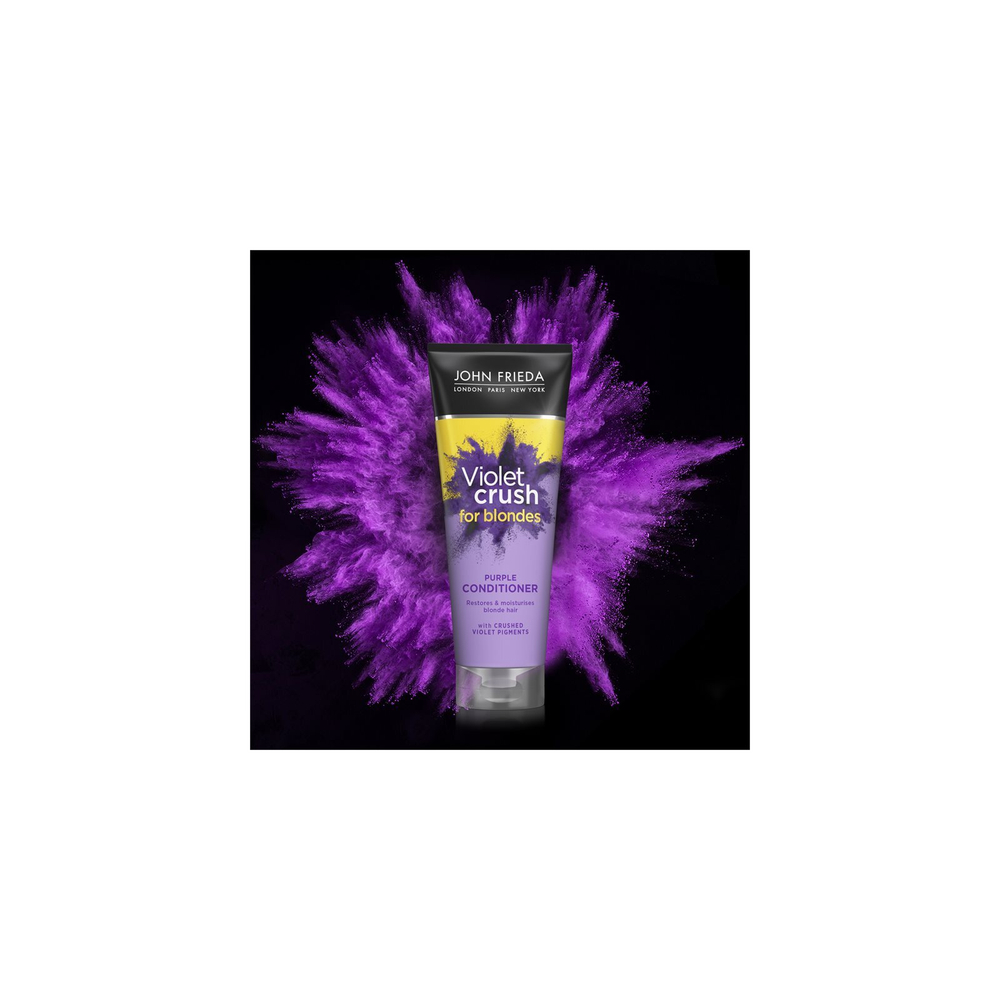 John Frieda Sheer Blonde Violet Crush - тонирующий кондиционер для светлых волос /   250  ml  / GTIN 5037156227383