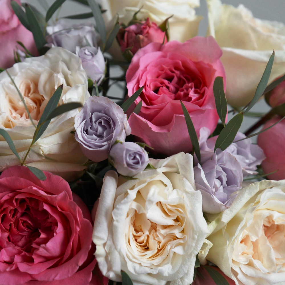 45. Фиолетово-розовый микс букет