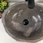 Каменная раковина из мрамора Erozy Grey EM-05523 (42*34*15) 0882 из натурального камня
