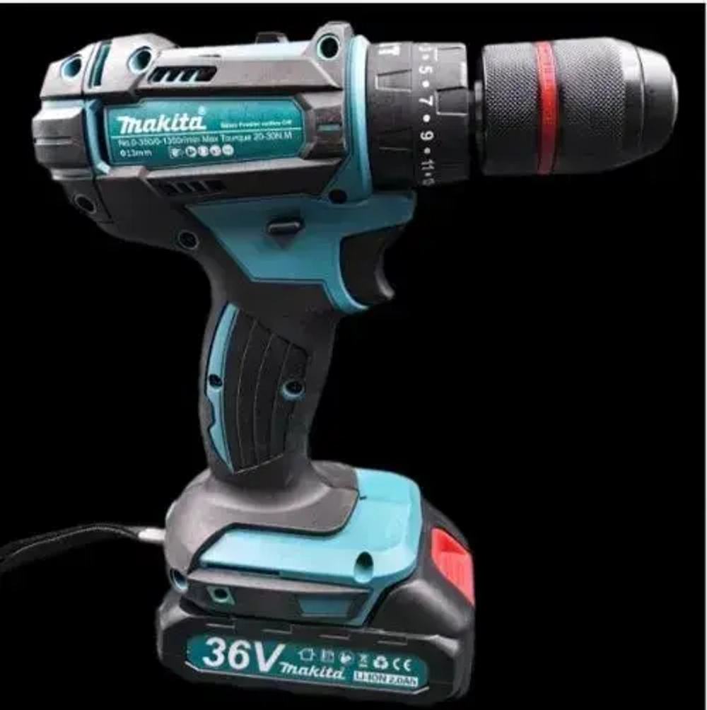 Шуруповерт, 36 В, 2 АКБ