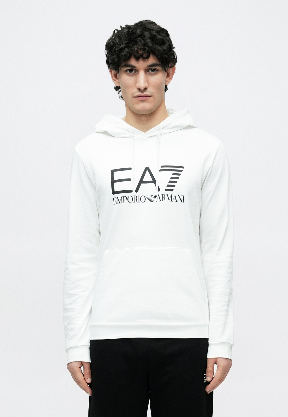 EA7 Emporio Armani UNISEX - Толстовка с капюшоном - Белый