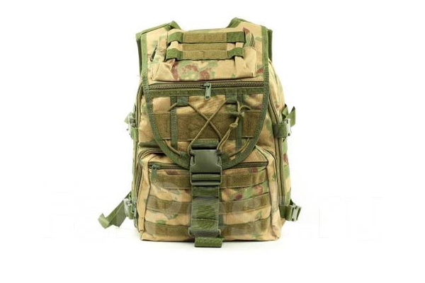 Рюкзак армейский тактический (карман по диагонали) Мох 60л