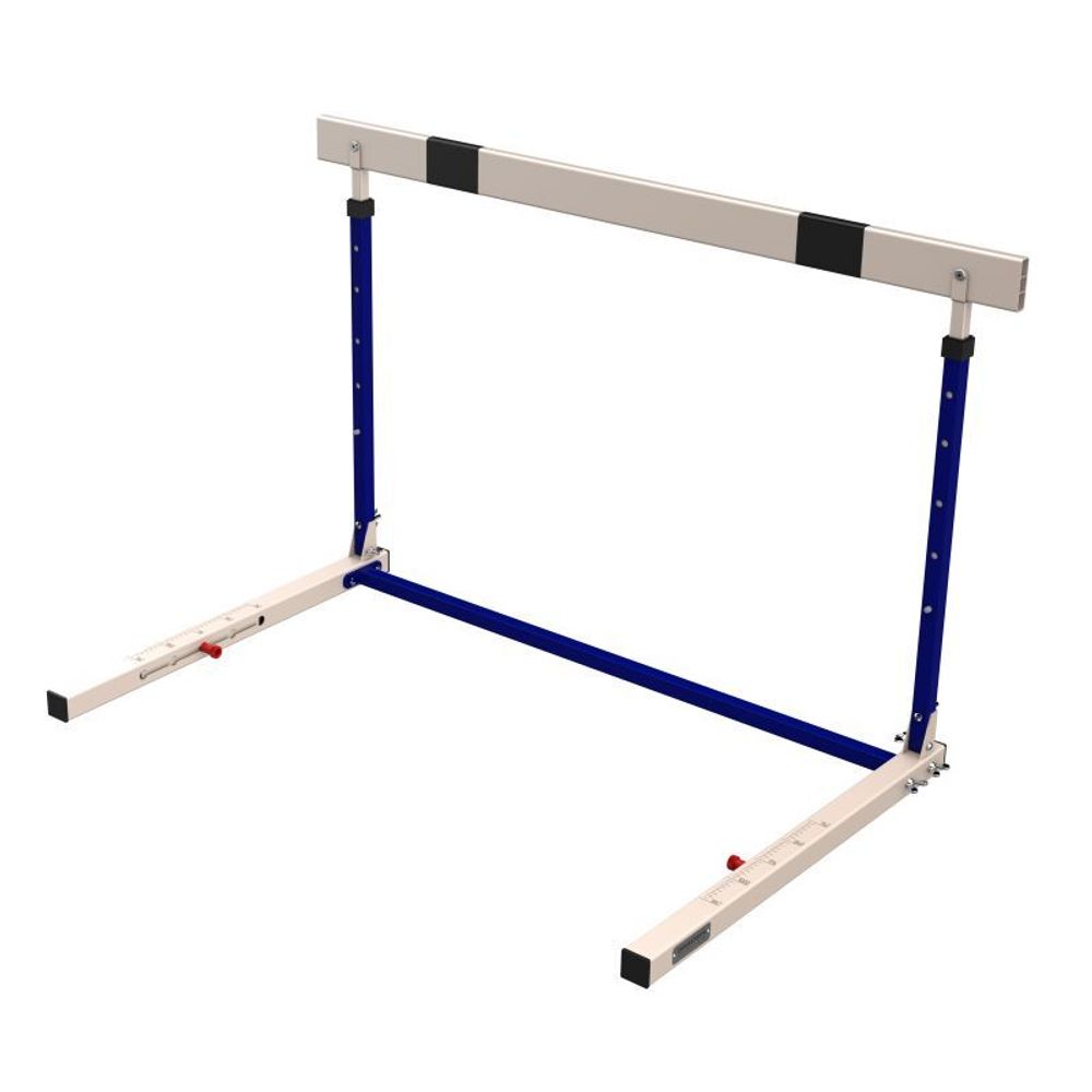 Барьер для легкой атлетики переменной высоты с противовесом (складной)