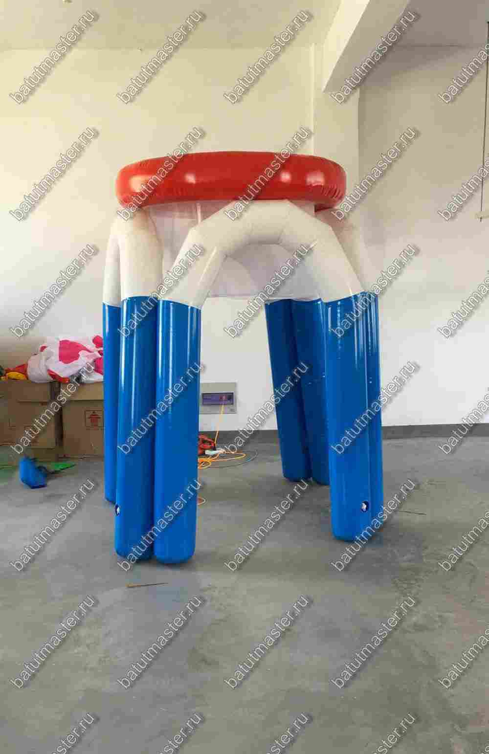 Надувная командная игра "Попади в корзину", 1,5*1,5*2 м