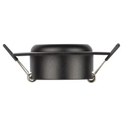 Светильник встраиваемый алюминиевый ЭРА KL110 BK под лампу MR16 GU5.3 черный матовый | Алюминиевые встраиваемые светильники