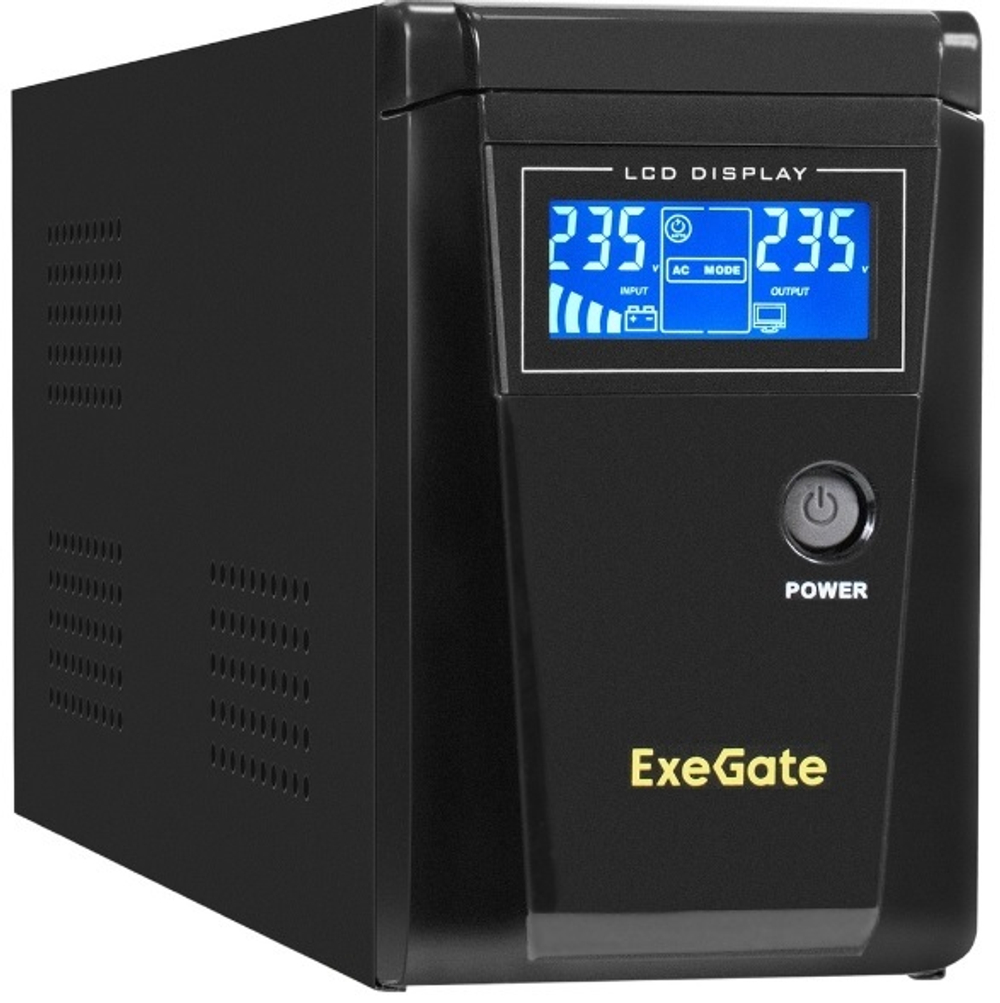 Источник бесперебойного питания  Exegate SineTower SZ-600.LCD.AVR.1SH