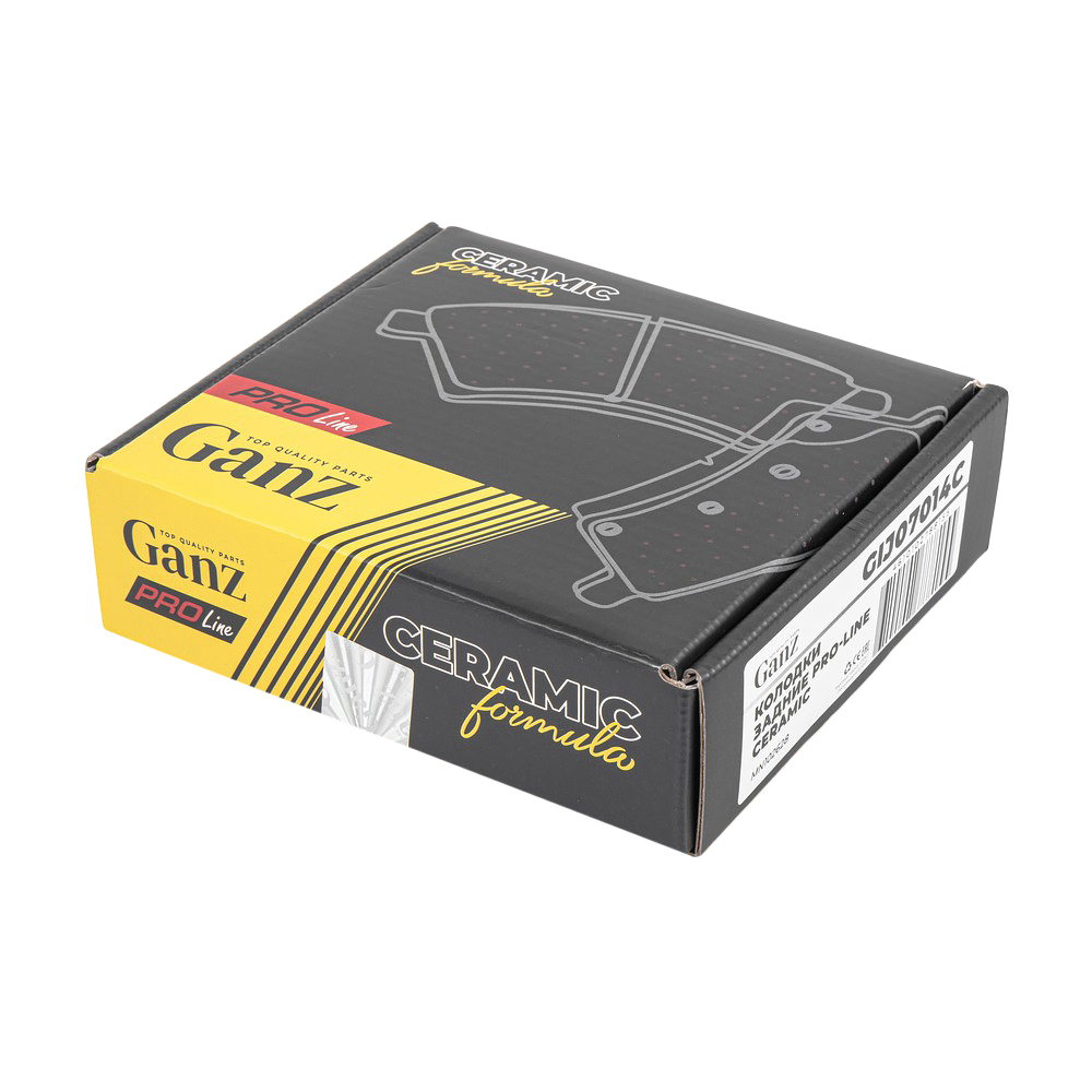 Колодки GANZ задние PRO-Line Ceramic MITSUBISHI Outlander all / Galant / Pajero+PSA C-Cross Арт.:GIJ07014C