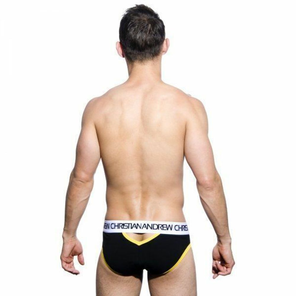 Мужские трусы слипы черные Andrew Christian Werrgin Brief With Show-It Technology