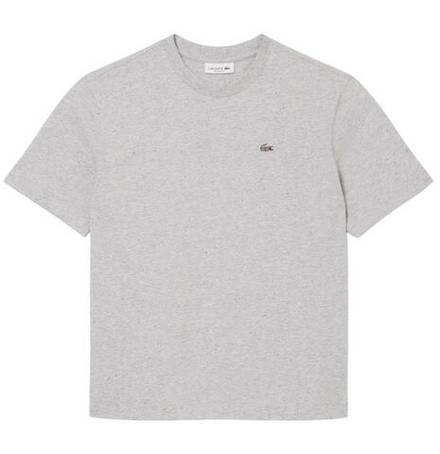 Женская теннисная футболка Lacoste Organic Cotton - grey