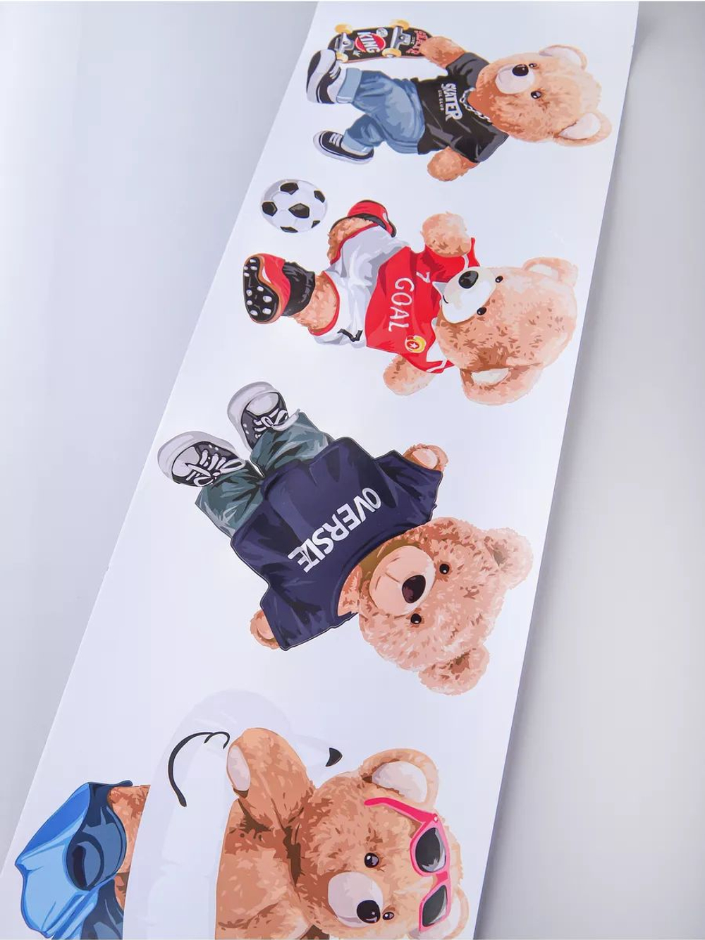 Интерьерные виниловые наклейки большие воздушные шары на стены в детскую, дома, облака, пейзаж