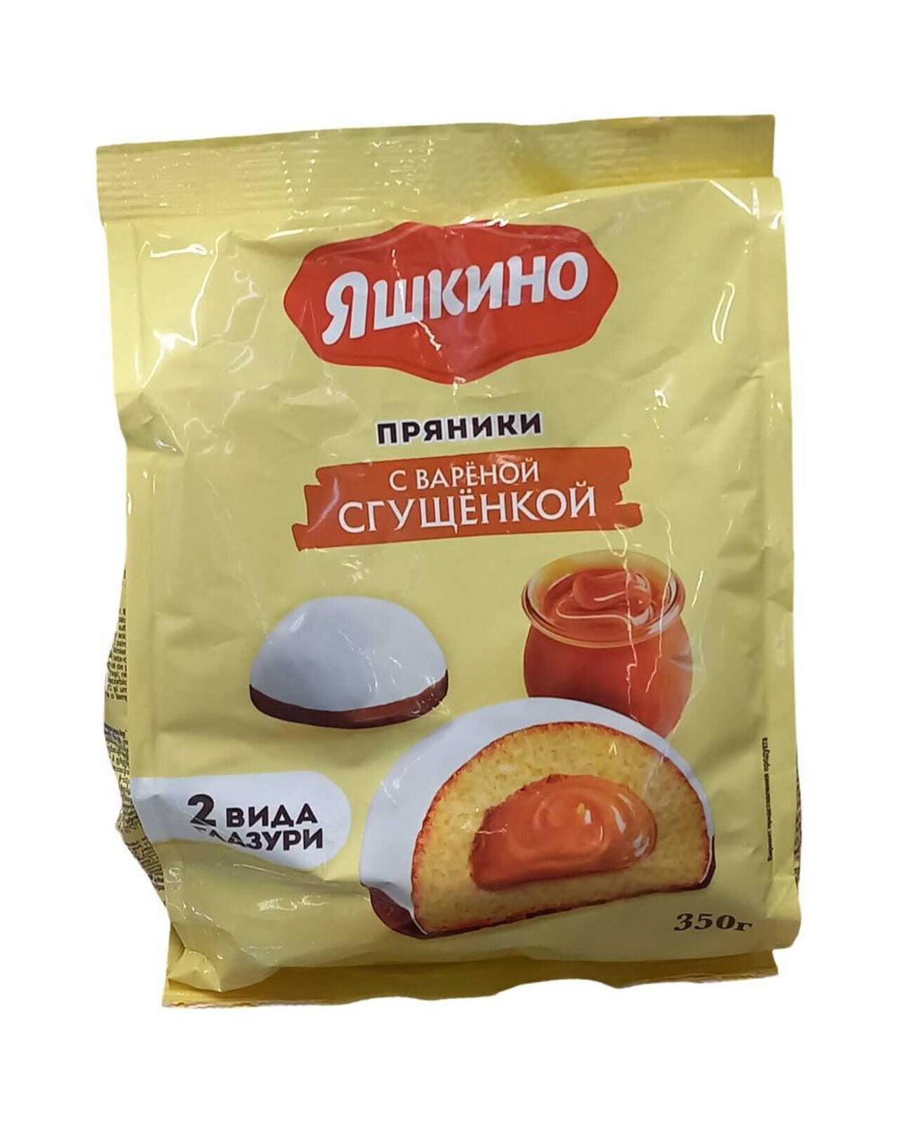 Пряники "Яшкино" с варен.сгущенкой 350г