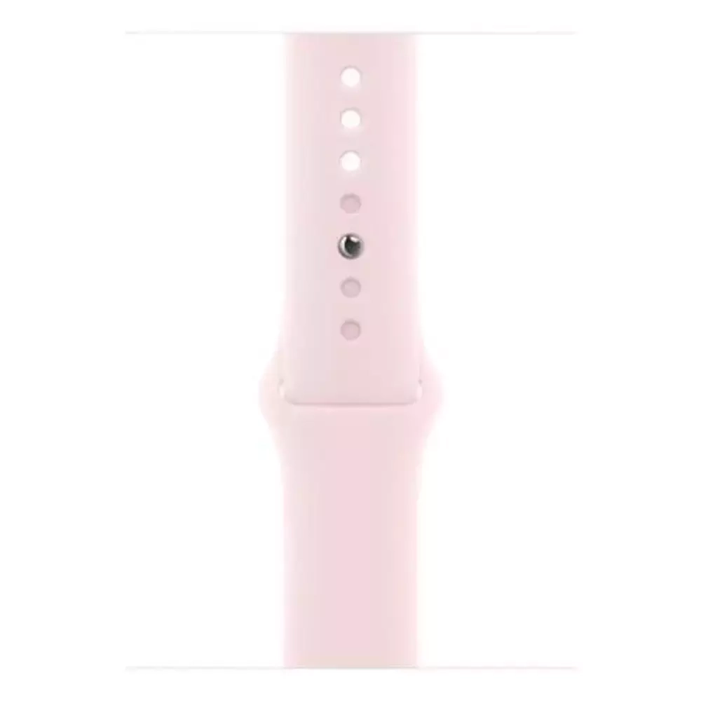Apple Watch Series 9, 45 мм, из алюминия розового цвета, спортивный ремешок