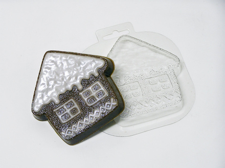 Пластиковая форма для шоколада "Домик"