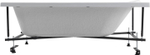 Акриловая ванна Aquanet Nord NEW 170x70 (с каркасом)