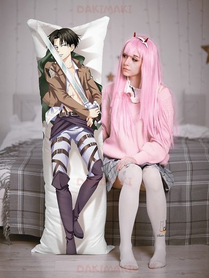 Дакимакура капитан Леви арт. 0712