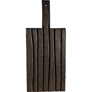 Доска для подачи прямоугольная с ручкой; темный дуб; H=25;L=480/340,B=200мм.